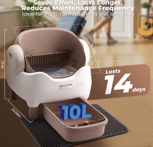 self-cleaning litter box