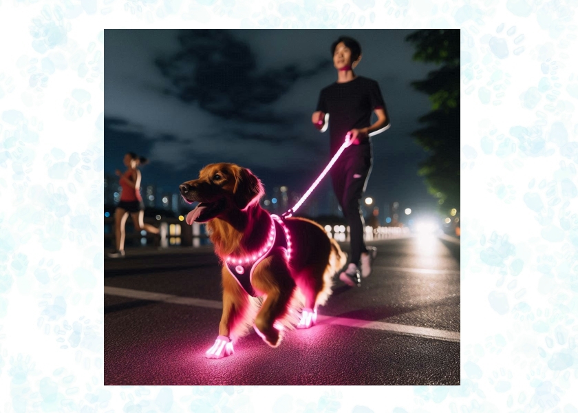 LED Harness led-wearables-for-pets