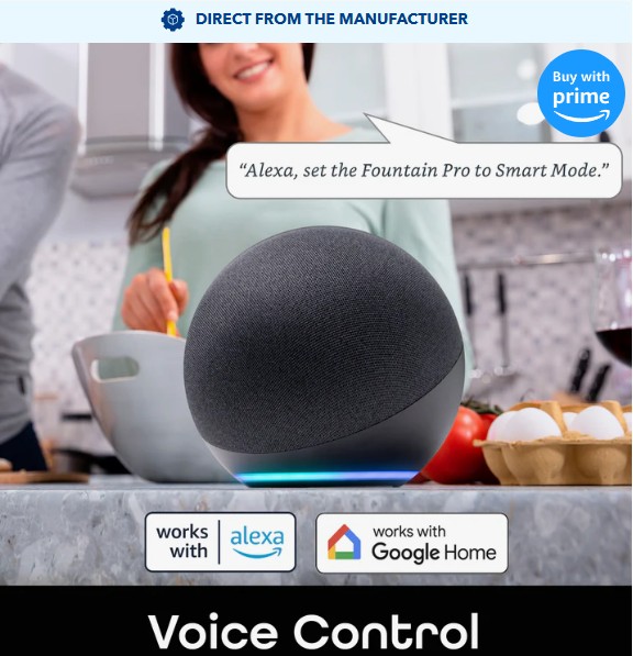 plug in smart water fountain