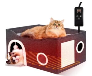 indoor heated cat house