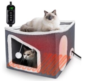 heated indoor cat house