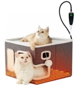 heated indoor cat house