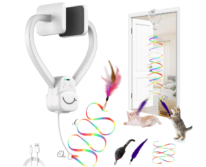 panrio feather enrichment wand teaser