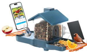 NAFS dual camera smart bird feeder and bath