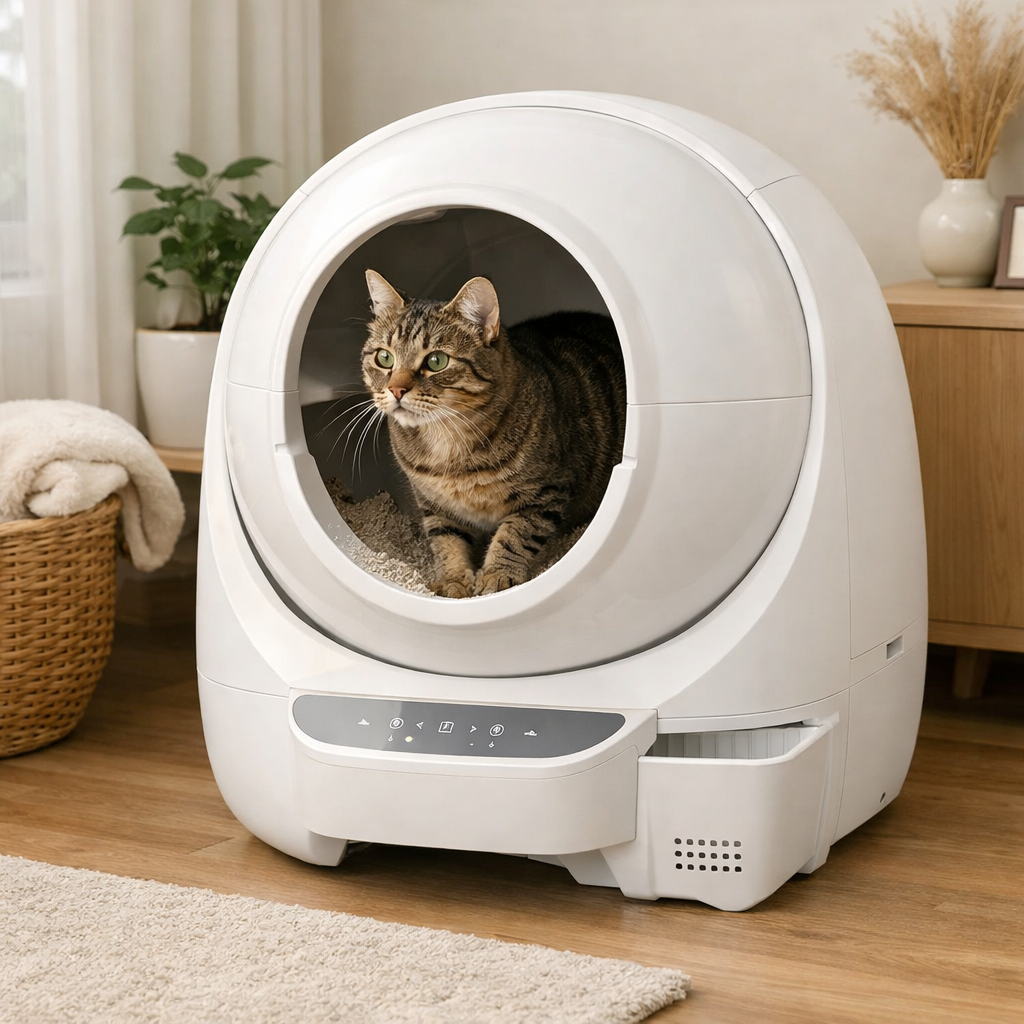 smart automatic litter box